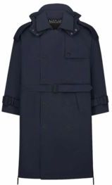 Maium - Trench - Regenjas - Navy Blue - 100% Gerecycled Polyester - Waterdicht