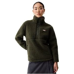 Vest Hunter Women Tiorga 1/4 Zip Borg Fleece Kambaba Green-XS