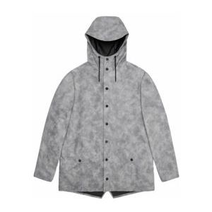Regenjas RAINS Unisex Jacket Distressed Grey-M