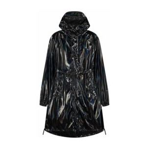 Maium - Original Saddle - Regenjas - Holographic Black - 100% Gerecycled Polyester