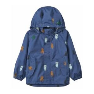 Liewood - Pedia Jacket - Jas - Robots/Indigo Blauw - 100% Gerecycled Polyester
