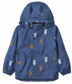 Liewood - Pedia Jacket - Jas - Robots/Indigo Blauw - 100% Gerecycled Polyester