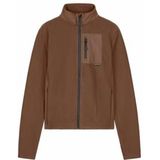 Maium - Fleece Cardigan - Macassar Brown - Unisex