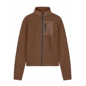 Maium - Fleece Cardigan - Macassar Brown - Unisex