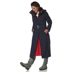 Jas Happy Rainy Days Montreal Long Raincoat Midnight / Red-M