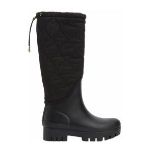 Barbour - Marnie Quilted Tall Welly - Regenlaars - Zwart - Hoog Model