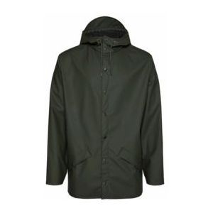 Regenjas RAINS Unisex Jacket Green-XS