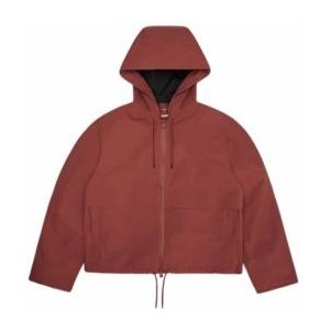 Rains Womens Suva Hardshell Short String W Jacket Regenjas (Dames |rood |waterdicht)