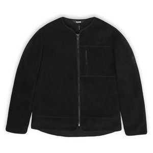 Jas Rains Unisex Fleece Jacket Black-XS