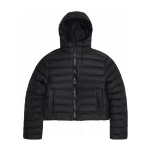 Rains - Lohja Short Puffer Jacket - Unisex - Zwart - Polyester