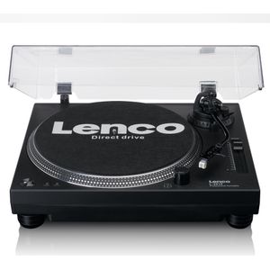 LENCO L-3818BK - Direct aangedreven Platenspeler met USB/PC encoding - Zwart