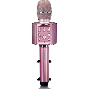 LENCO BMC-090PK - Karaoke Bluetooth� microfoon met speaker en verlichting - Roze