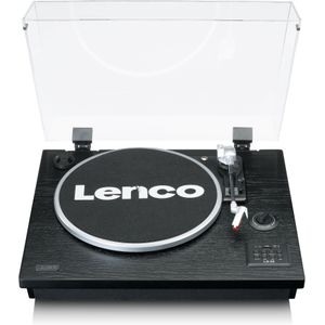 LENCO LS-55BK - Platenspeler met Bluetooth�, USB, MP3, luidsprekers - Zwart