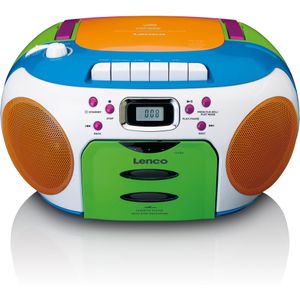 LENCO SCD-971 - Draagbare FM radio CD/Cassette speler - Kids