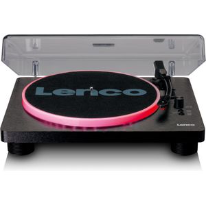 LENCO LS-50LEDBK - Platenspeler m�t ingebouwde speakers USB Encoding en LED verlichting