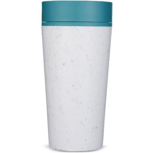 Circular & Co - Travel Mug - Koffiebeker To Go - Coffee To Go Beker - 340 ml - Chalk - Aquamarine Green - 12oz – Duurzaam