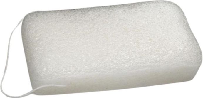 Konjac Spons - Wit - Rechthoekig