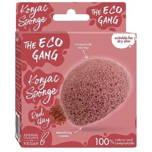 Konjac Spons - Rode Klei
