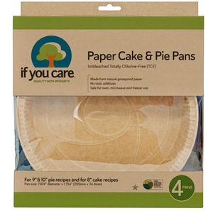 Taartvorm  Cake en Pie  - 4st - 20cm - FSC ongebleekt