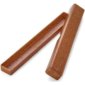 Tandenborstel case vloeibaar hout - donker