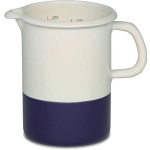 Emaille maatbeker - 1 L