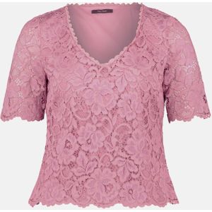 Vera Mont Spitzentop mit Spitzenkante - Desert Rose