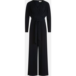 Vera Mont Jumpsuit mit Bindegürtel - Schwarz
