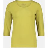 Cartoon Basic Shirt mit Rundhalsausschnitt - Green Envy