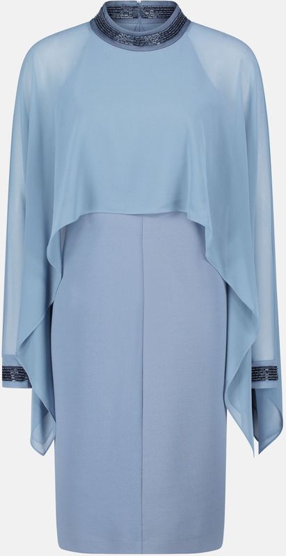 Vera Mont Cocktailkleid mit Stehkragen - Bluish Grey