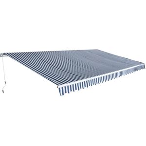 vidaXL-Luifel-handmatig-uitschuifbaar-600-cm-blauw-en-wit