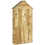 vidaXL Tuinschuur 107x37x220 cm geïmpregneerd massief grenenhout