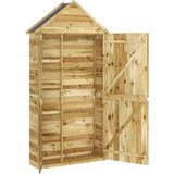 vidaXL Tuinschuur 107x37x220 cm geïmpregneerd massief grenenhout