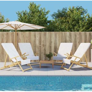 vidaXL-Strandhanddoeken-4-st-400-g/m²-60x135-cm-stof-wit