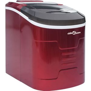 vidaXL IJsblokjesmachine 2,4 L 15 kg/24 u rood