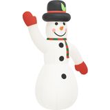 VidaXL Sneeuwpop opblaasbaar met LED's 805 cm