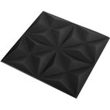 vidaXL-24-st-Wandpanelen-3D-6-m²-50x50-cm-origamizwart