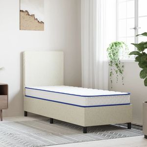 vidaXL Traagschuimmatras 80x200x17 cm wit