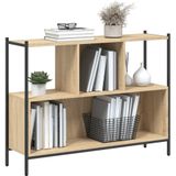 VidaXL-Boekenkast-102x28x77,5-cm-bewerkt-hout-sonoma-eikenkleurig