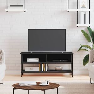 vidaXL-Tv-meubel-100x35x45-cm-bewerkt-hout-zwart