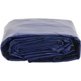 vidaXL Dekzeil 650 g/m² 4x7 m blauw