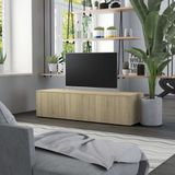 vidaXL Tv-meubel 120x34x30 cm bewerkt hout sonoma eikenkleurig