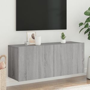 vidaXL-Tv-meubel-wandgemonteerd-100x30x41-cm-grijs-sonoma-eikenkleurig