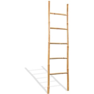 vidaXL-Handdoekladder-met-5-sporten-150-cm-bamboe