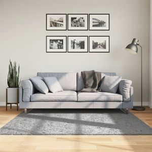 vidaXL-Vloerkleed-PAMPLONA-shaggy-hoogpolig-modern-160x160-cm-grijs