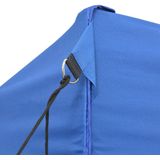 VidaXL Inklapbare Partytent 3x4m Staal Blauw