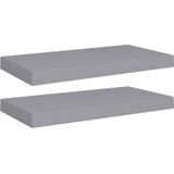 vidaXL-Wandschappen-zwevend-2-st-50x23x3,8-cm-MDF-grijs