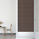 vidaXL-Wandpanelen-12-st-2,16-m²-60x30-cm-stof-taupe