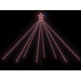 vidaXL Kerstboomverlichting 400 LED's binnen/buiten 2,5 m meerkleurig