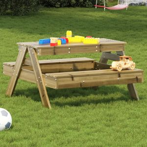 vidaXL Picknicktafel voor kinderen 88x97x52 cm geïmpregneerd hout