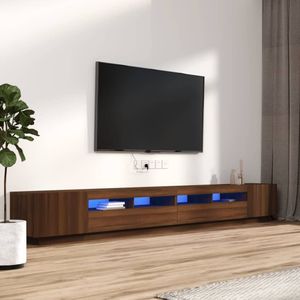 vidaXL-3-delige-Tv-meubelset-met-LED-bewerkt-hout-bruineiken